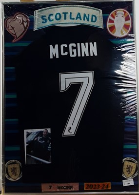 Lot 784 - JOHN MCGINN, SIGNED SCOTLAND SHIRT