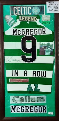 Lot 786 - CALLUM MCGREGOR, SIGNED CELTIC SHIRT