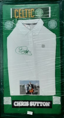 Lot 787 - CHRIS SUTTON, SIGNED CELTIC SHIRT