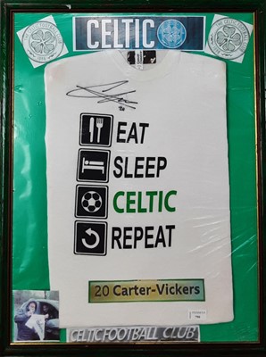 Lot 790 - CAMERON CARTER-VICKERS, SIGNED CELTIC SHIRT