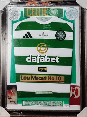 Lot 796 - LOU MACARI, SIGNED CELTIC SHIRT