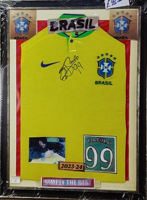 Lot 797 - DANILO, SIGNED BRAZIL SHIRT