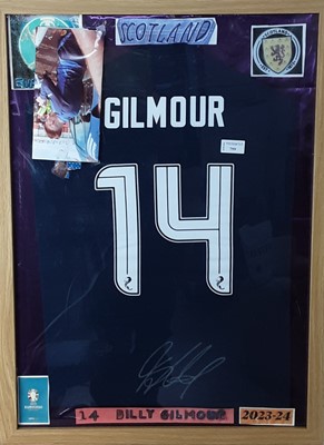 Lot 799 - BILLY GILMOUR, SIGNED SCOTLAND SHIRT