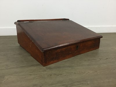 Lot 743 - MAHOGANY TABLE TOP DESK