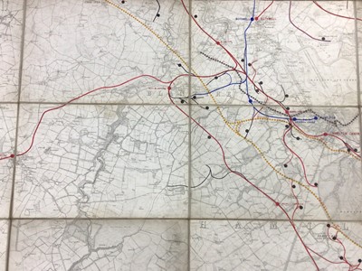 Lot 768 - FOLDING RAILWAY MAP