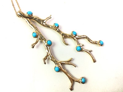 Lot 2 - TURQUOISE PENDANT