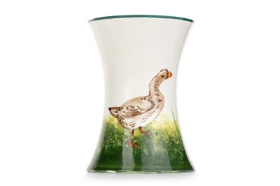 Lot 1569 - WEMYSS BEAKER VASE