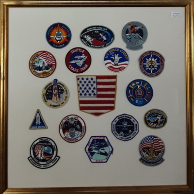 Lot 808 - GROUP OF NASA SHOULDER BADGES