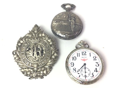 Lot 832 - GROUP OF WATCHES AND BADGES