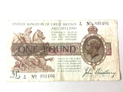 Lot 72 - ONE POUND TREASURY NOTE