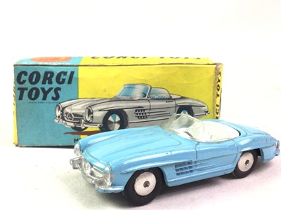 Lot 219 - CORGI TOYS, MERCEDES-BENZ 300SL OPEN ROADSTER