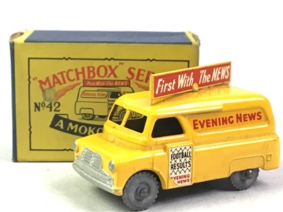 Lot 228 - MATCHBOX SERIES MOKO LESNEY 'FIRST WITH THE NEWS' DIECAST VAN