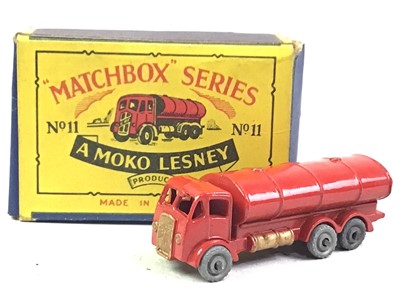 Lot 230 - MATCHBOX SERIES MOKO LESNEY, DIECAST TABKER TRUCK