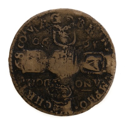 Lot 53 - IRELAND JAMES II GUNMONEY CROWN