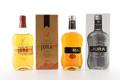 Lot 76 - 2 BOTTLES OF JURA 10 YEAR OLD