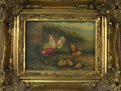 Lot 138 - THREE GILT FRAMED PICTURES