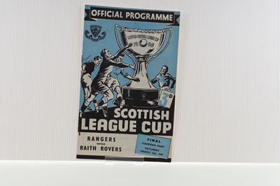 Lot 1757 - RANGERS F.C. VS. RAITH ROVERS F.C., LEAGUE CUP FINAL PROGRAMME