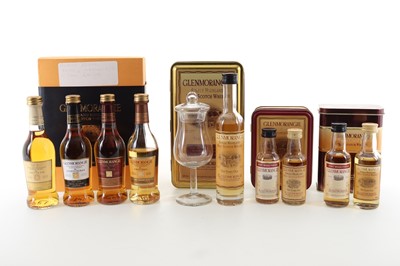 Lot 120 - 4 GLENMORANGIE MINIATURE GIFT PACKS