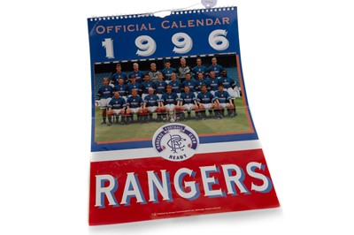 Lot 1772 - RANGERS F.C., SIGNED NINE-IN-A-ROW SEASON CALENDAR