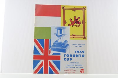 Lot 1787 - RANGERS F.C. VS. TOTTENHAM HOTSPUR F.C., PROGRAMME