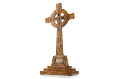 Lot 1603 - IRISH REPUBLICAN AND FOLK ART INTEREST - PRISONER OF WAR SCRATCH BUILT CROSS