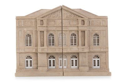 Lot 1246 - TIMOTHY RICHARDS, ARCHITECTURAL PLASTER BOOKENDS