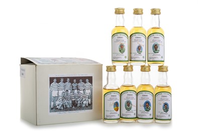 Lot 1860 - CELTIC F.C., SET OF TWELVE LISBON LIONS WHISKY MINIATURES