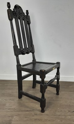 Lot 1599 - THE MARQUIS OF BREADALBANE'S HALL CHAIR