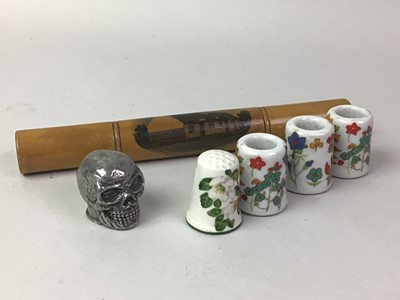 Lot 148 - COLLECTION OF EARLY THIMBLES