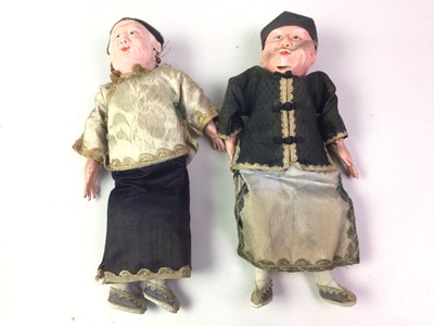 Lot 164 - PAIR OF CHINESE DOLLS