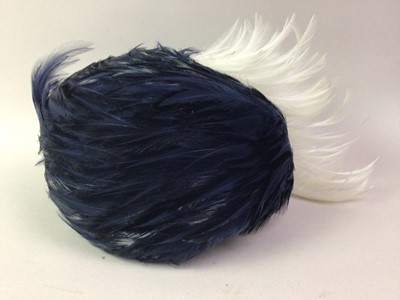 Lot 163 - ART DECO STYLE OSTRICH FEATHER LADY'S HAT