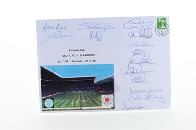 Lot 1872 - CELTIC F.C., COLLECTION OF SIGNED COVERS