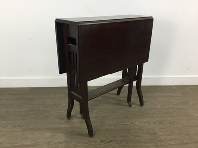 Lot 536 - MAHOGANY SUTHERLAND TABLE