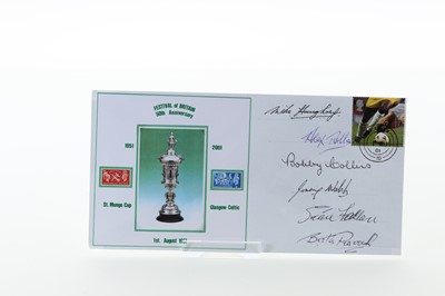 Lot 1877 - CELTIC F.C., TWO SIGNED COVERS