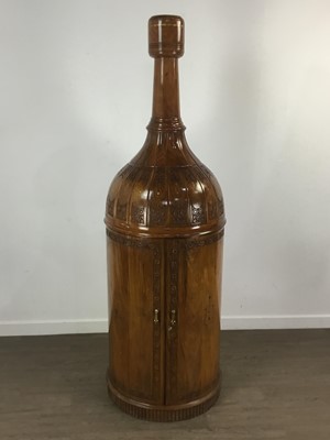 Lot 1600 - INDONESIAN HARDWOOD COCKTAIL CABINET