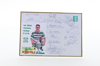 Lot 1881 - CELTIC F.C., COLLECTION OF SIGNED COVERS