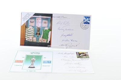 Lot 1882 - CELTIC F.C., TWO SIGNED COVERS