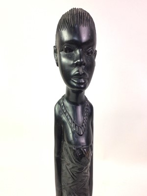 Lot 172 - GROUP OF AFRICAN WOOD CARVINGS