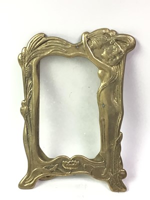 Lot 265 - TWO ART NOUVEAU STYLE PHOTOGRAPH FRAMES