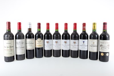 Lot 156 - 11 BOTTLES OF FRENCH RED WINE FROM THE BORDEAUX REGION