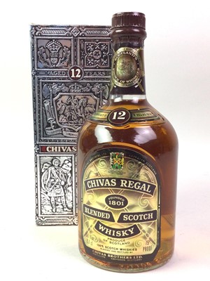 Lot 282 - CHIVAS REGAL 12 YEAR OLD 26 2/3 FL OZ