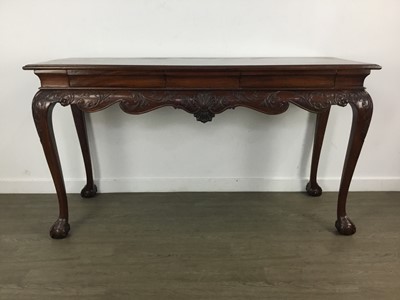 Lot 1608 - PAIR OF MAHOGANY SERVING TABLES