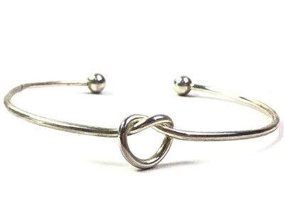 Lot 333 - FOUR SILVER BANGLES