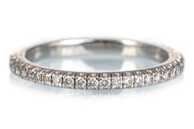 Lot 510 - DIAMOND HALF ETERNITY RING