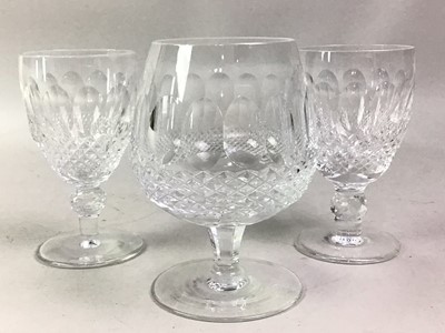 Lot 358 - SUITE OF WATERFORD CRYSTAL GLASSES