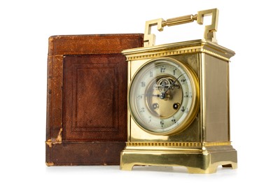 Lot 1064 - OVERSIZED VICTORIAN CARRIAGE CLOCK