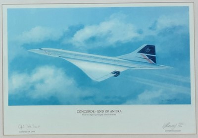 Lot 299 - CONCORDE - END OF ERA PRINT