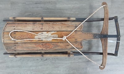 Lot 421 - FLEXIBLE FLYER NO. 2 VINTAGE SLEDGE