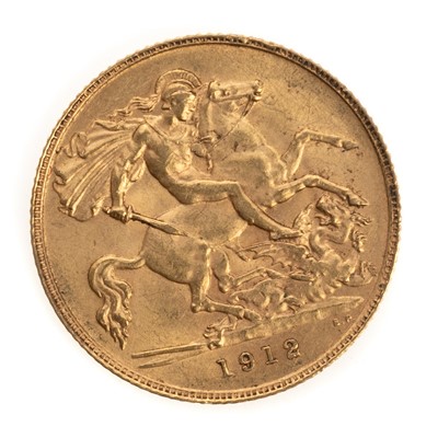 Lot 101 - GEORGE V GOLD HALF SOVEREIGN