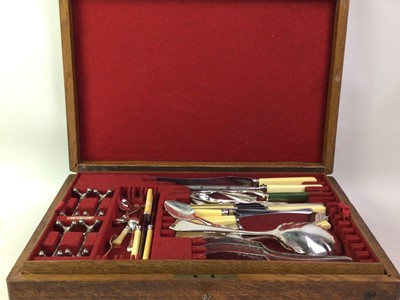 Lot 475 - SUITE OF PLATED CUTLERY